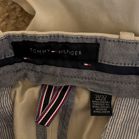 Tommy Hilfiger Chino Pant Size 31/32 in Creamy White - Picture 4 of 5